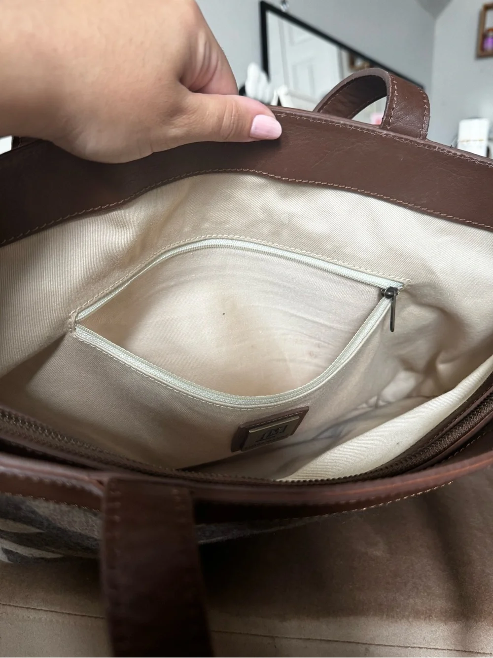 Liora Manné | Felt Leaf Tote Bag